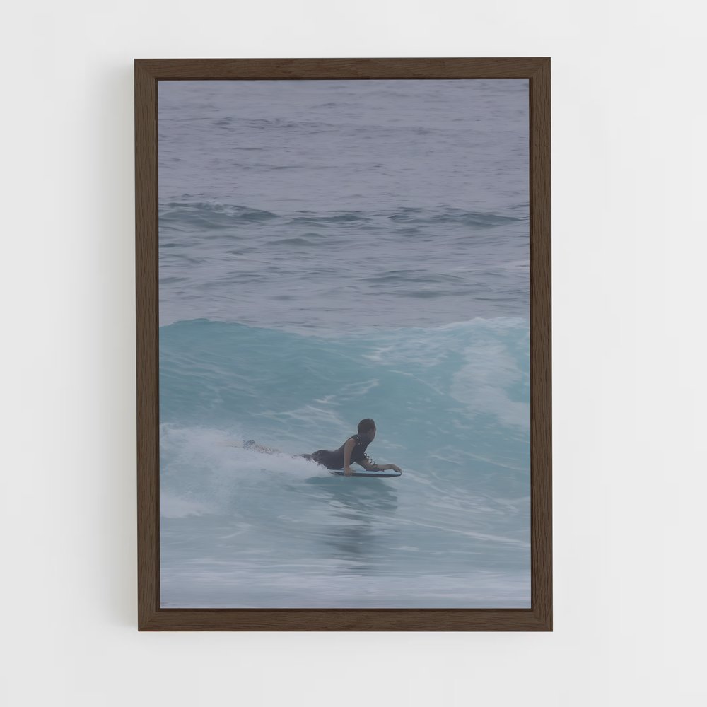Poster Vague Électrique – affiche Bodyboard (vue 5)